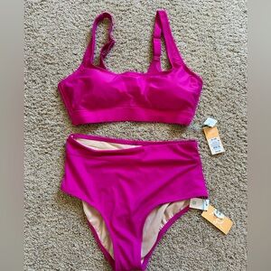 Kona Sol Hot Pink 💕 Bikini Top